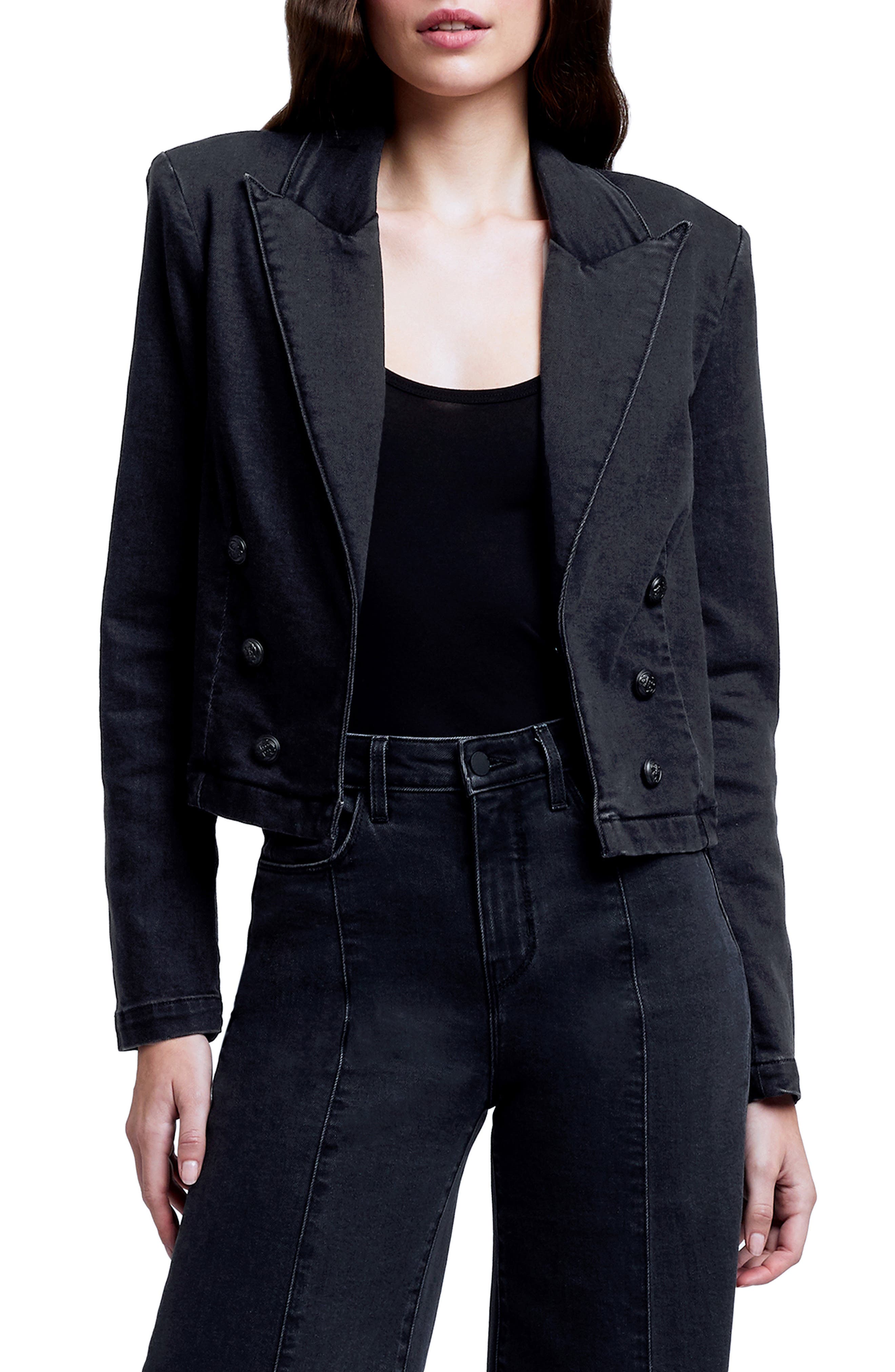 cropped blazer jacket