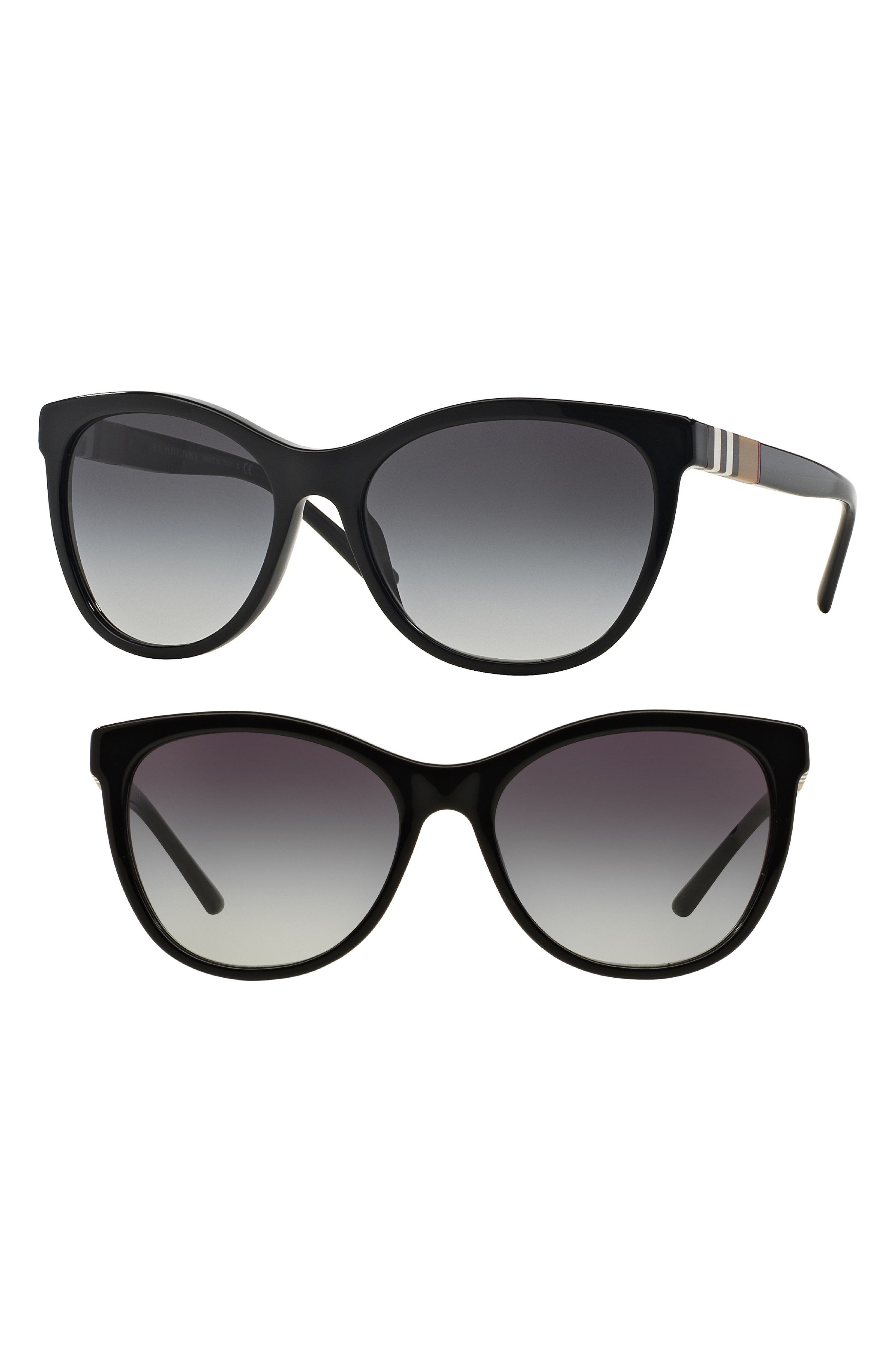 burberry 58mm sunglasses