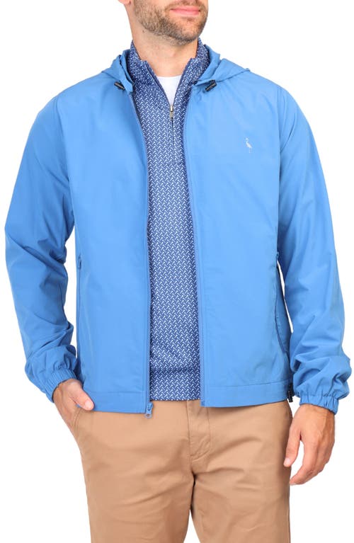 Shop Tailorbyrd Hooded Golf Performance Jacket In Blue