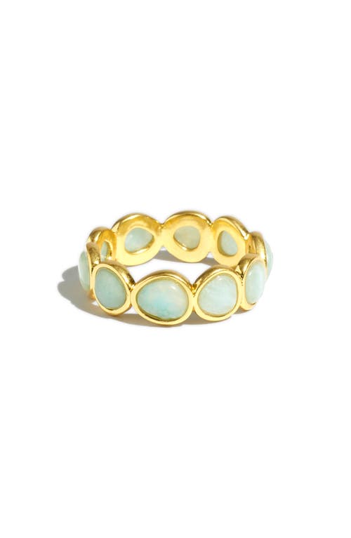 Madewell Stone Collection Blue Aventurine Ring in Amazonite at Nordstrom, Size 8