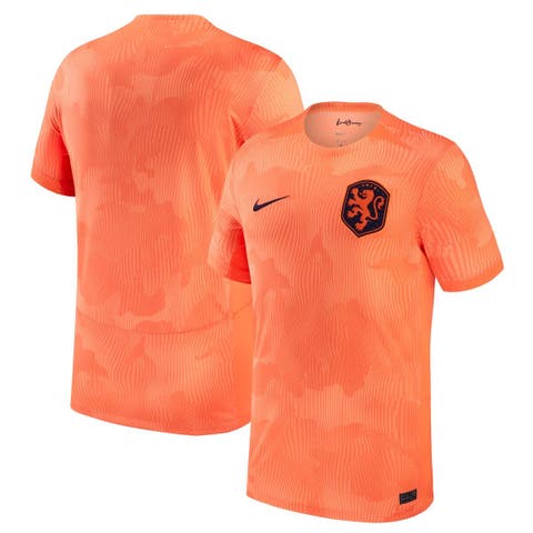 Men's Nike  Orange Netherlands Women's National Team 2023 Home Stadium Replica Jersey