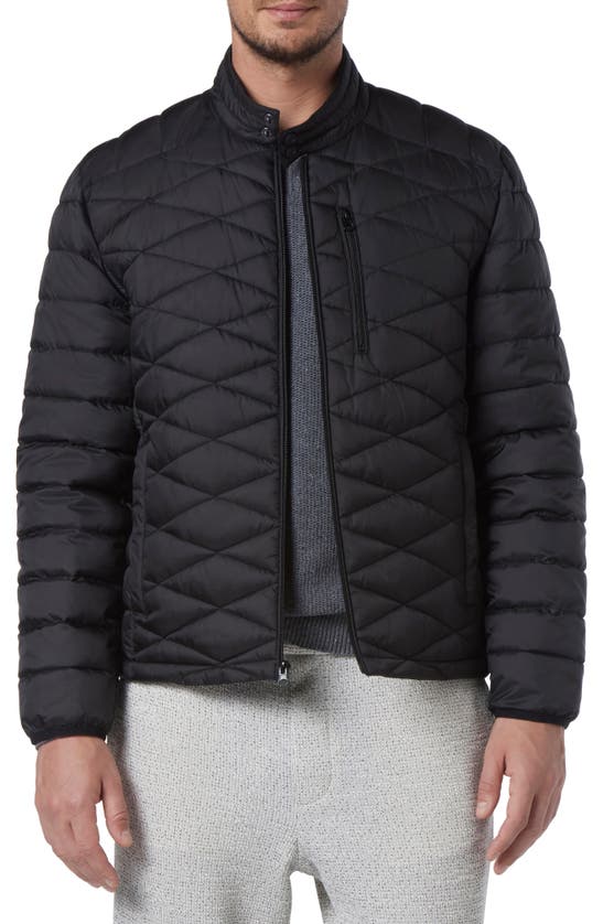 Andrew Marc Hackett Diamond Quilted Jacket In Black | ModeSens