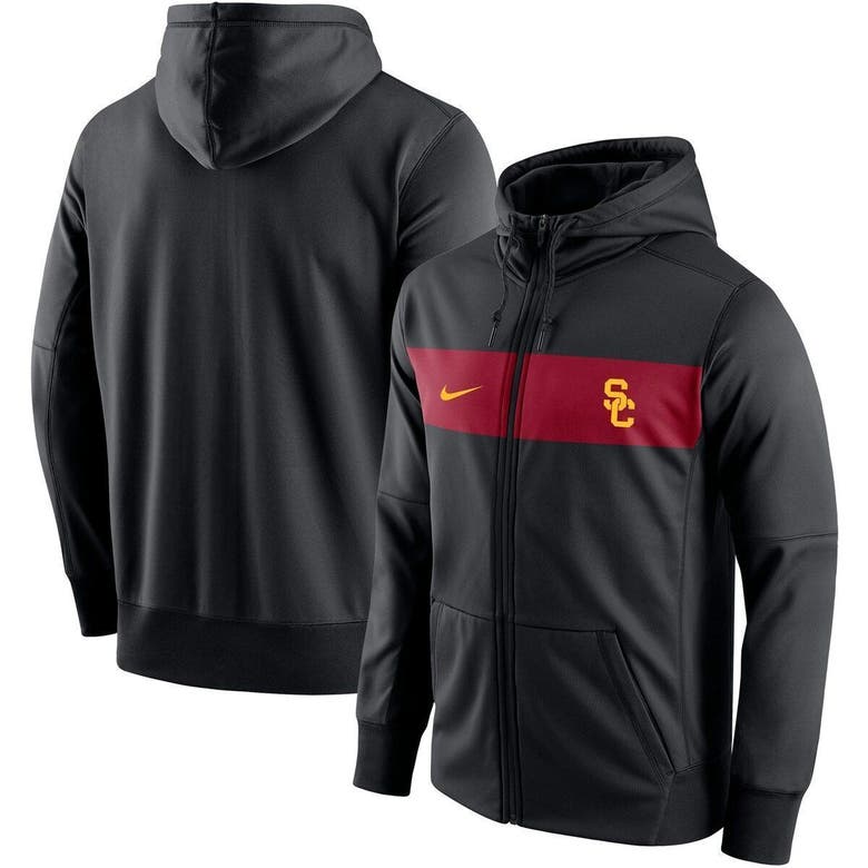 Nike Black Usc Trojans Logo Performance Full-zip Hoodie | ModeSens