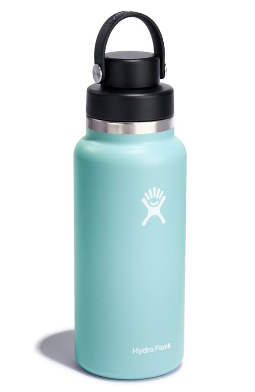 Hydro Flask 32-ounce Wide Mouth Flex Straw Cap Water Bottle In Dew