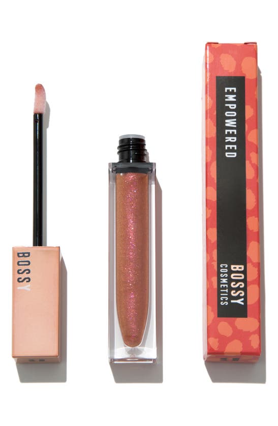 Shop Bossy Cosmetics Power Woman Essentials Bossy Gloss In Empowered