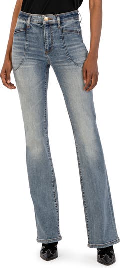 KUT from the Kloth Ana Fab Ab High Waist Flare Jeans | Nordstrom