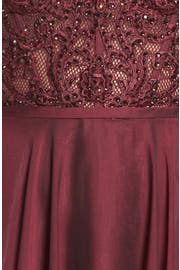 La Femme Embellished Strapless Gown | Nordstrom