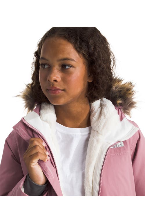 Shop The North Face Kids' Arctic Waterproof 600-fill Power Down Parka In Mauve