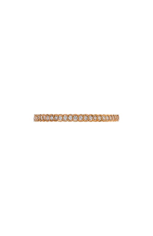 Sethi Couture Diamond Scallop Band 18K Rg at Nordstrom,