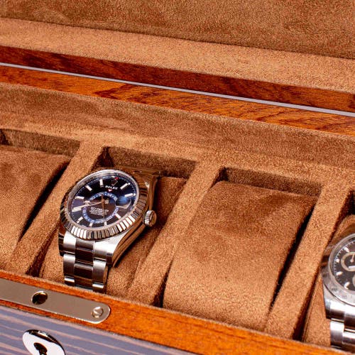 Rapport London Heritage Five Watch Box In Macassar