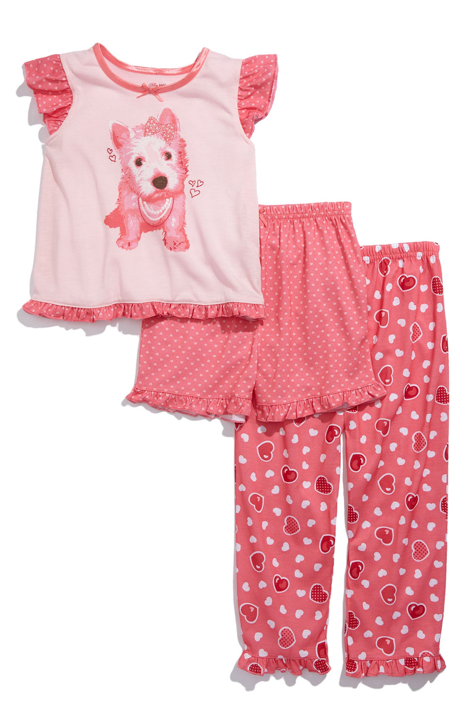 Little Me Three Piece Pajamas (Infant) | Nordstrom