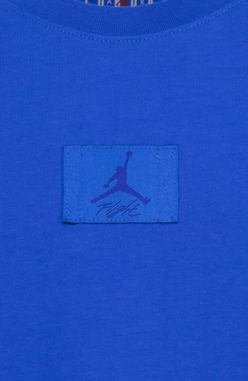 Shop Jordan Kids' Flight Patch T-shirt In Game Royal