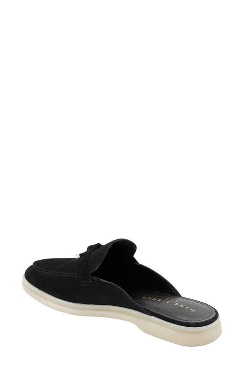 Marc Fisher Ltd Women's Yarila Almond Toe Slide Loafers In Black