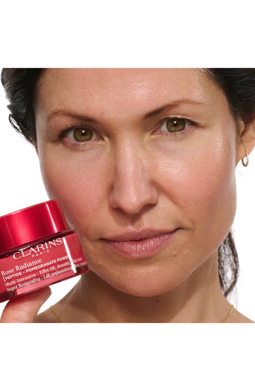 Clarins Super Restorative Rose Radiance Peptide Anti Aging Face Moisturizer In No Color