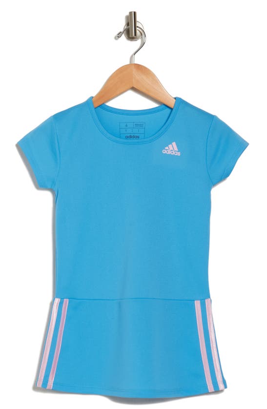 Adidas Originals Kids' Pique Polo Dress In Blue