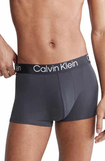 Calvin Klein Men`s Microfiber Stretch Boxer Briefs 3 Pack  (B(NP2444-004)/G_R, Small) at  Men's Clothing store