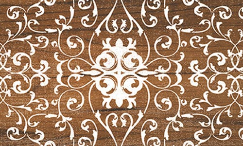 J&v Textiles J And V Textiles 20" X 55" Anti Fatigue Kitchen Mat In Brown Multi