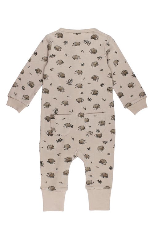 Shop L'ovedbaby Critter Print Organic Cotton Romper In Prickles