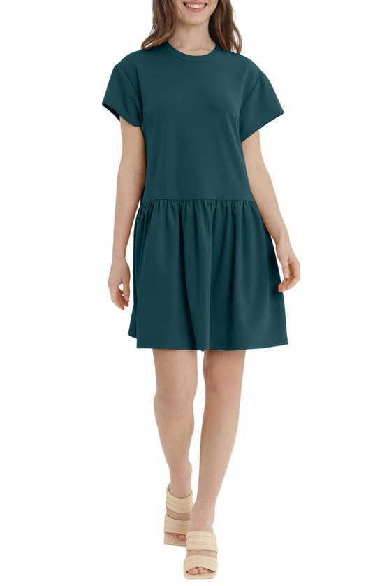 green emerald velvet dress Red Floral Lace Short Sleeve Dress main image 0