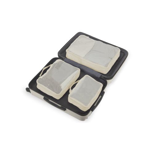 Bugatti Packing Cubes 3-piece Set In White