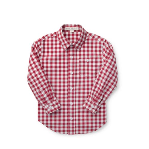 HOPE & HENRY HOPE & HENRY BOYS' POPLIN BUTTON DOWN SHIRT, KIDS 