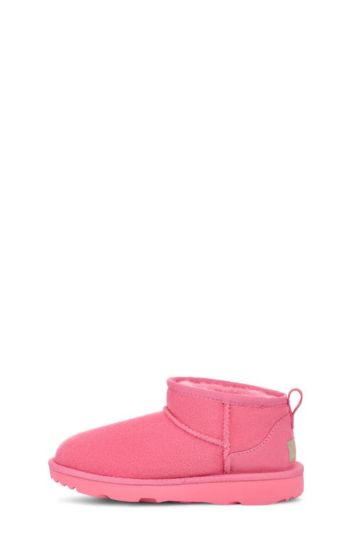 Shop Ugg(r) Kids' Classic Ultra Water Resistant Genuine Shearling Mini Boot In Sachet Pink