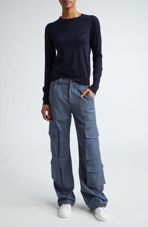 Golden Goose Virgin Wool Sweater In Navy