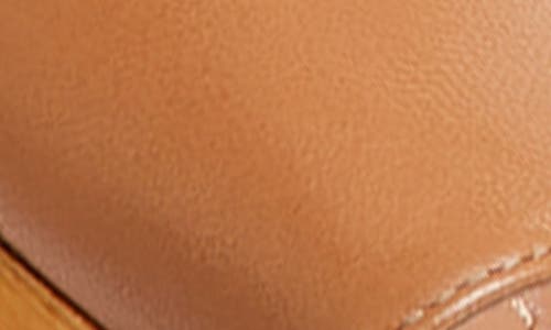 Stuart Weitzman Carmen Midi Wedge Sandal In Tan/sand