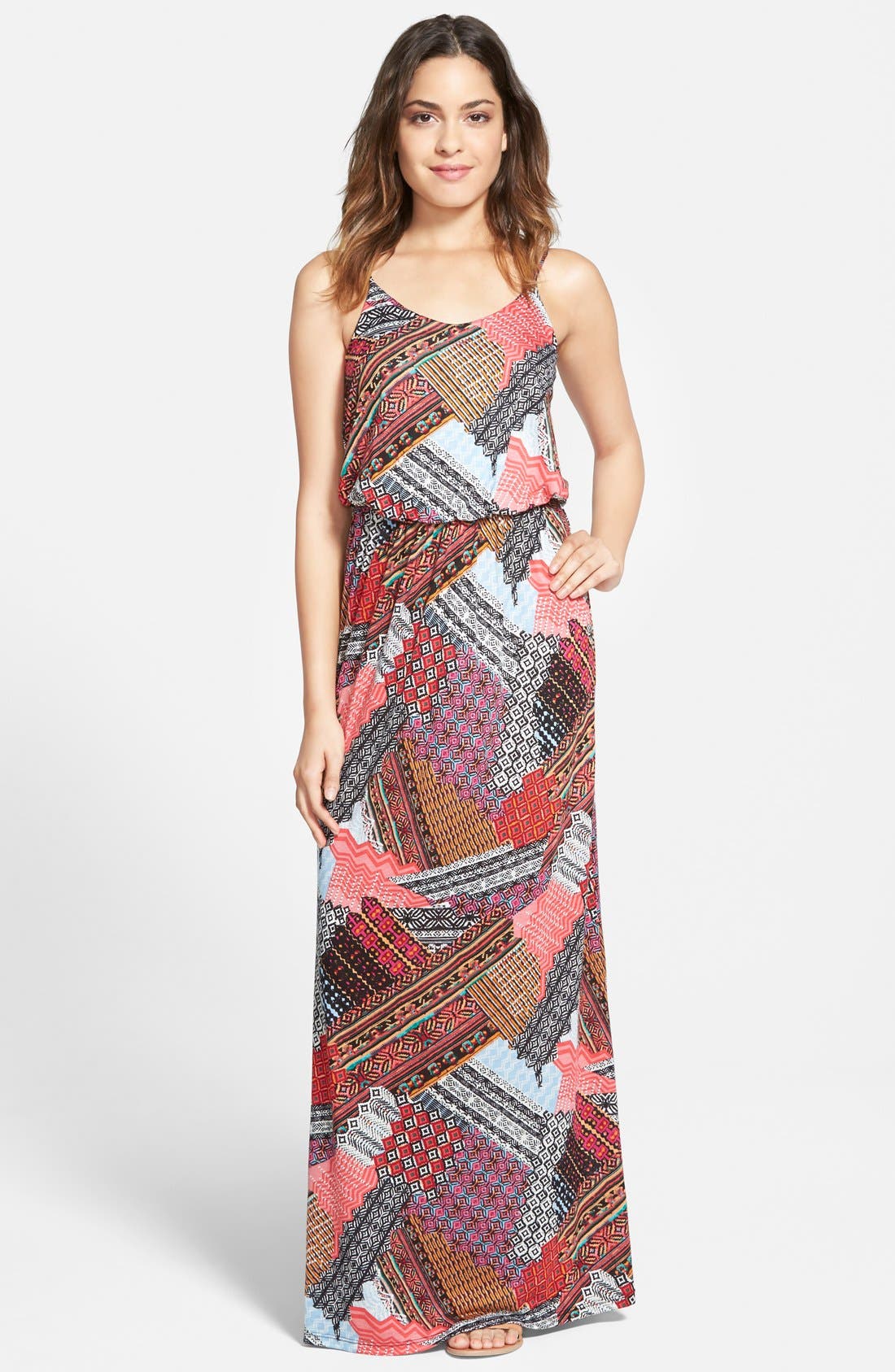 ALL IN FAVOR,
                            Knit Maxi Dress,
                            Main thumbnail 338, color,
                            408