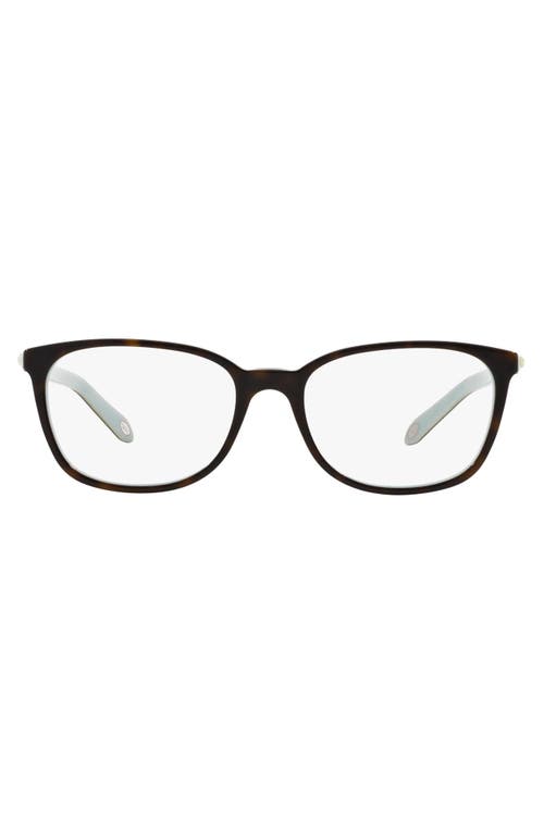 EAN 8053672362084 product image for Tiffany & Co. 53mm Optical Glasses in Havana/Blue at Nordstrom | upcitemdb.com