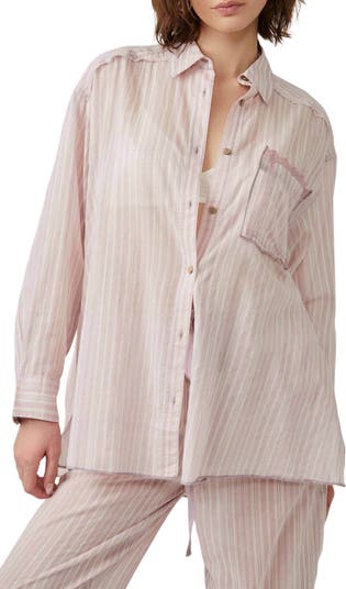 U.S. Polo Assn. Womens Long Sleeve Shirt with Cuffed Pajama Pants Sleep Set  : : Clothing, Shoes & Accessories