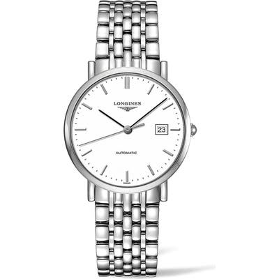 Longines Elegant Automatic Bracelet Watch, 37Mm