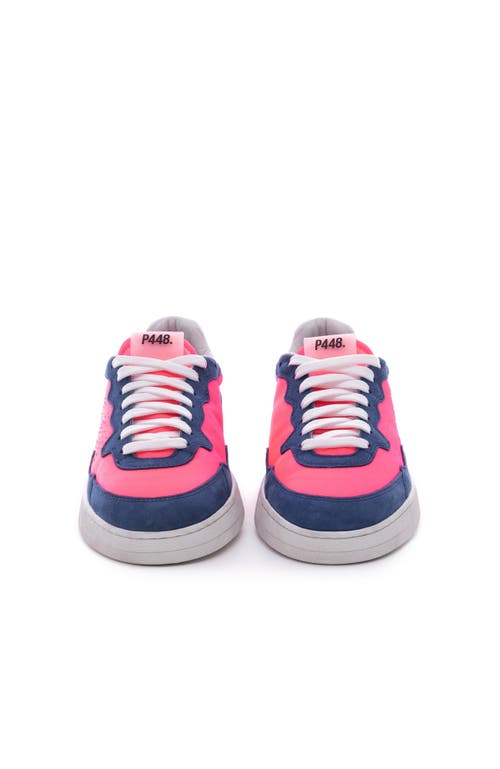P448 Vert Sneaker In Neon Pink