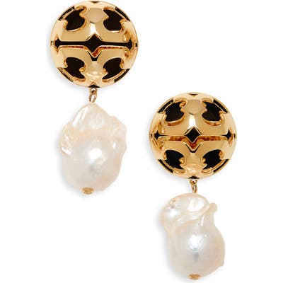 Tory Burch Miller Bubble Pearl Drop Earrings
