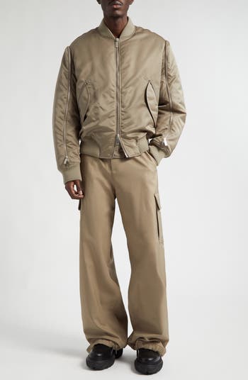 Sleeve top bomber jacket