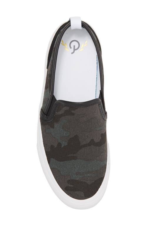 Official Program Canvas Slip-on Sneaker In Camo/black/white