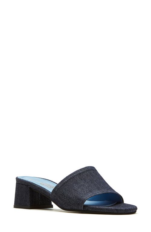 La Canadienne Frida Slide Sandal Jeans Denim at Nordstrom,