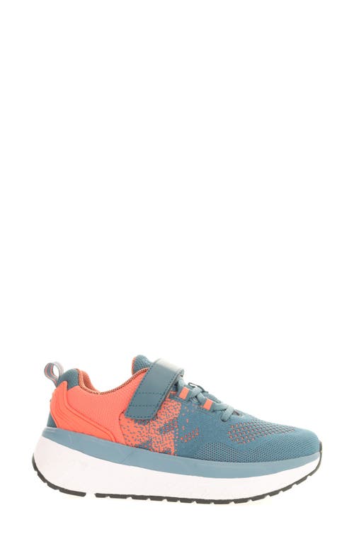 Propét Ultra Fx Walking Sneaker In Teal/coral