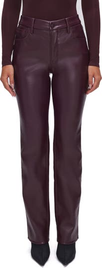 NWT Good American Better than Faux Leather Leggings Plus Size 6 3X