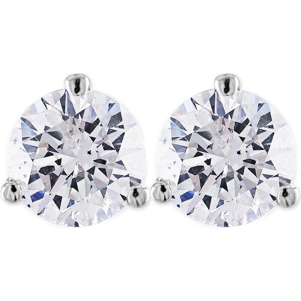Bliss Diamond 1 1/2ct Diamond Studs Lab Grown 14k Gold Lab Grown Diamond Earrings In 14k White Gold