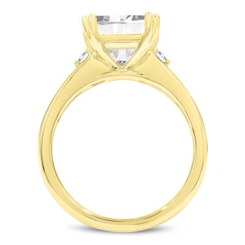 Luvmyjewelry Antoaneta 14k Yellow Gold Princess Cut Lab Grown Diamond Engagement Ring In 14k Yellow Gold
