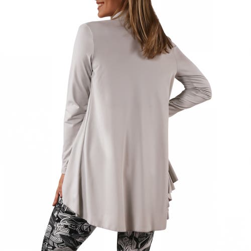 Uv Skinz Hooded Resort Wrap In Cool Grey