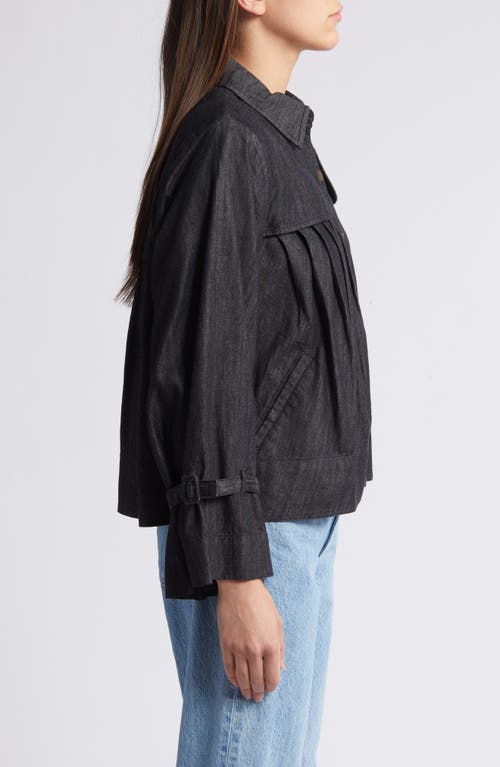 Shop Cleobella Larsen Denim Jacket In Black