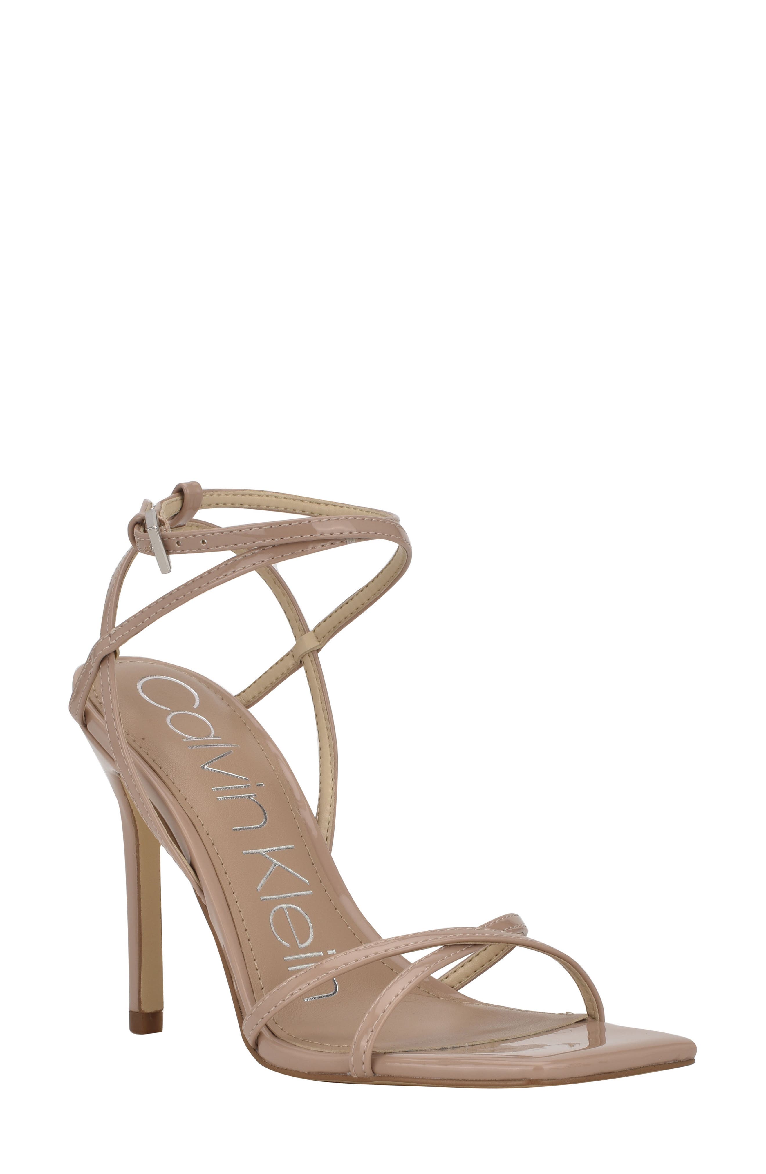 calvin klein nude sandals