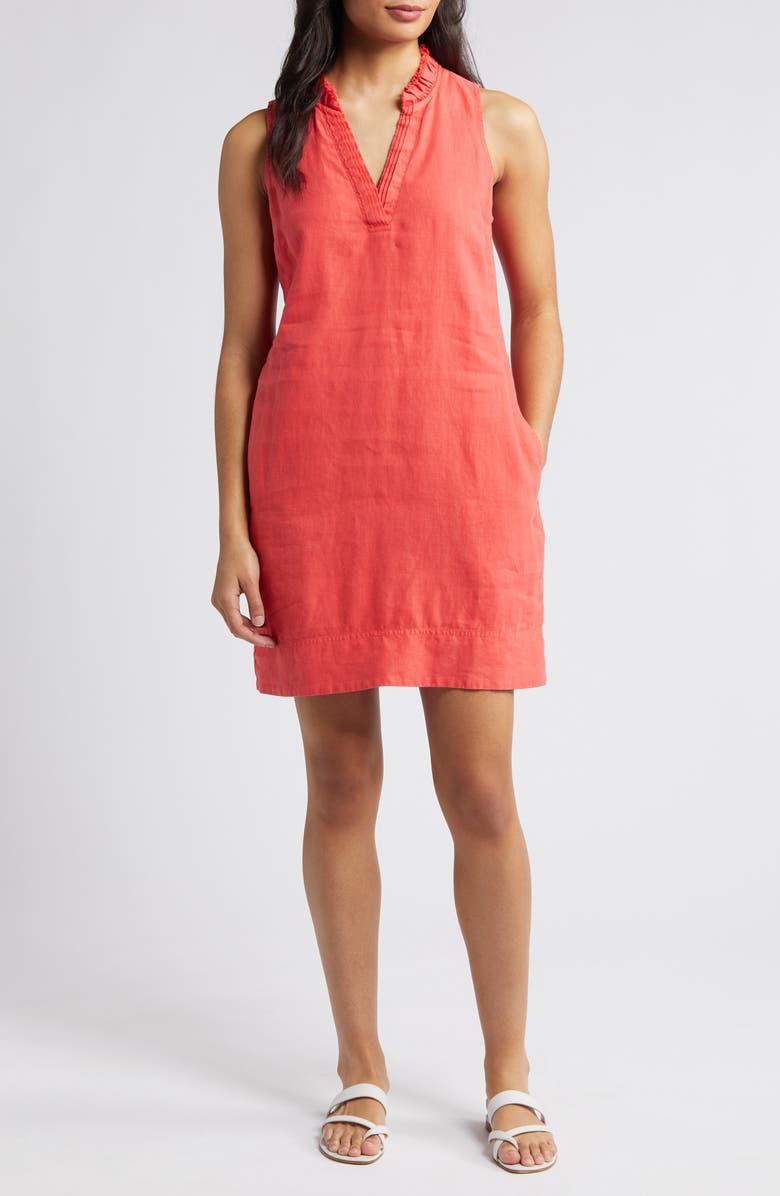 Tommy Bahama Two Palms Double Ruffle Linen Dress Nordstrom