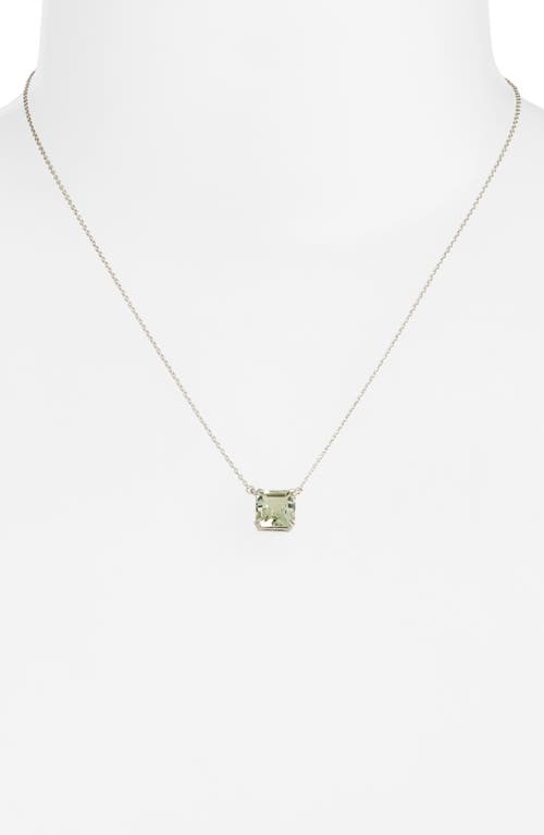 Shop Anzie Jac + Jo Harper Semiprecious Stone Pendant Necklace In Light Green