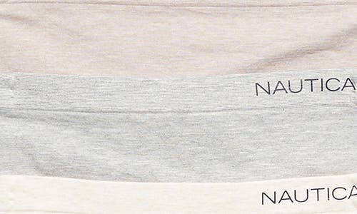 Shop Nautica Seamless 5-pack Assorted Girlshorts In Grey/peach/moon