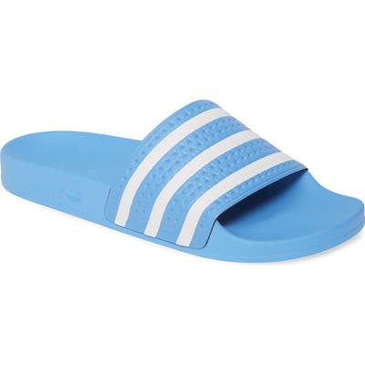 Adidas Adilette Stripe Sport Slide, Blue