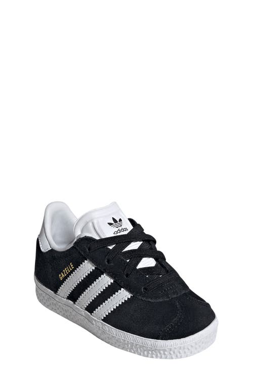 Shop Adidas Originals Adidas Kids' Gazelle Sneaker In Black/white