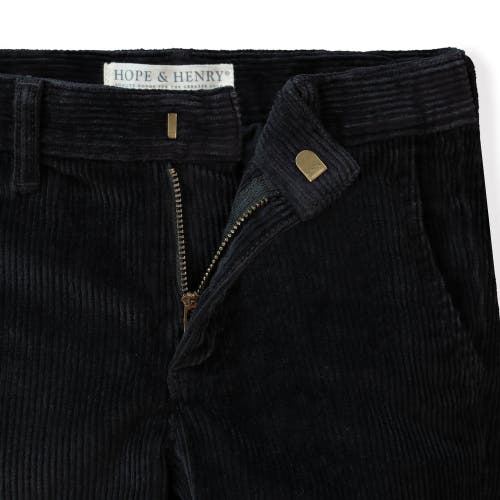 Hope & Henry Boys' Organic Corduroy Pant, Kids In Black